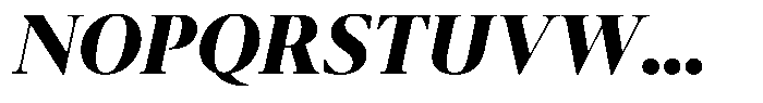 Pulso Title Pro Extra Bold Italic Font UPPERCASE