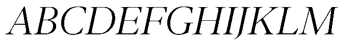 Pulso Title Pro Light Italic Font UPPERCASE