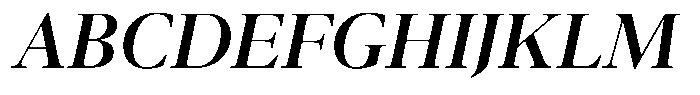 Pulso Title Pro Medium Italic Font UPPERCASE