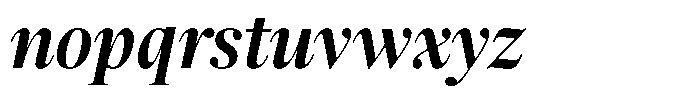 Pulso Title Pro Medium Italic Font LOWERCASE
