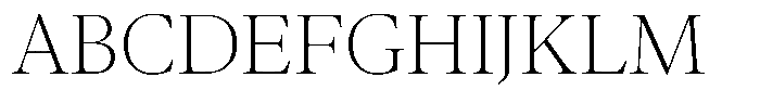 Pulso Title Thin Font UPPERCASE