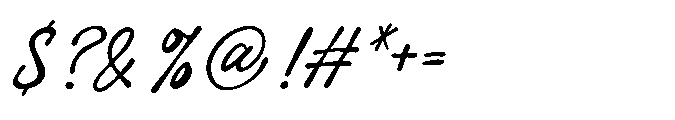 Pulstonic Strike Script Font OTHER CHARS