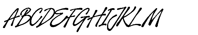 Pulstonic Strike Script Font UPPERCASE