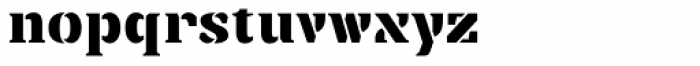 Punch Pro Wedge Font LOWERCASE