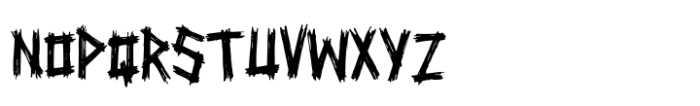 Punk Anarchy Font UPPERCASE
