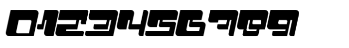 Punk Cyber Slant Font OTHER CHARS