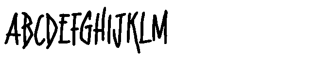 Punk Not Yet Font UPPERCASE