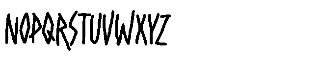 Punk Not Yet Font UPPERCASE