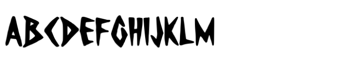 Punk Rockstar Font UPPERCASE