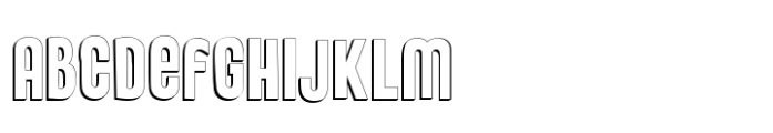 Punkaholic 3D extrude Font LOWERCASE