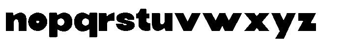 Punko Font LOWERCASE