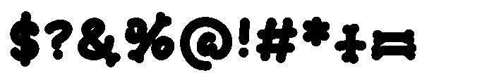 Puppy Bites Font OTHER CHARS