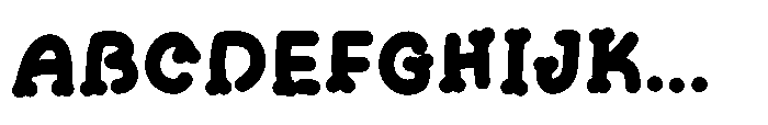 Puppy Bites Font UPPERCASE