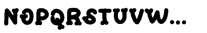 Puppy Bites Font UPPERCASE