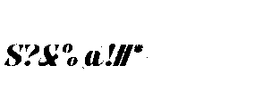 Pure Motif Black Italic Font OTHER CHARS