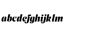 Pure Motif Black Italic FONT