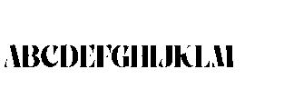 Pure Motif Black Font UPPERCASE