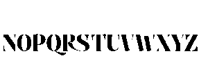 Pure Motif Black Font UPPERCASE