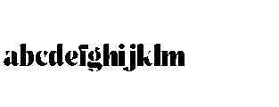 Pure Motif Black FONT