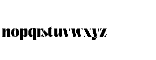 Pure Motif Black Font LOWERCASE