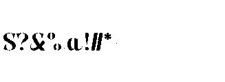 Pure Motif Bold Font OTHER CHARS