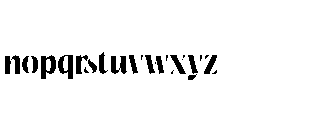 Pure Motif Bold Font LOWERCASE