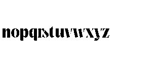 Pure Motif Extra Bold Font LOWERCASE