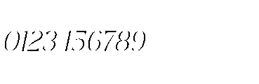 Pure Motif Extra Light Italic Font OTHER CHARS