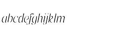 Pure Motif Extra Light Italic FONT