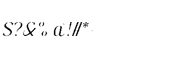 Pure Motif Light Italic Font OTHER CHARS