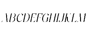 Pure Motif Light Italic Font UPPERCASE