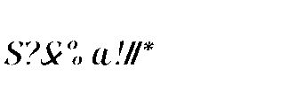 Pure Motif Medium Italic Font OTHER CHARS