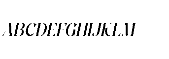 Pure Motif Medium Italic Font UPPERCASE