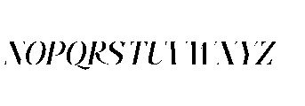 Pure Motif Medium Italic Font UPPERCASE