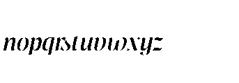Pure Motif Medium Italic Font LOWERCASE
