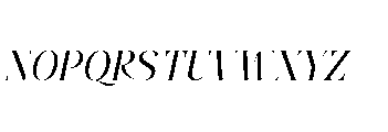Pure Motif Regular Italic Font UPPERCASE