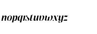 Pure Motif Semi Bold Italic Font LOWERCASE