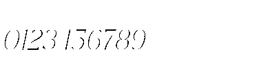 Pure Motif Thin Italic Font OTHER CHARS