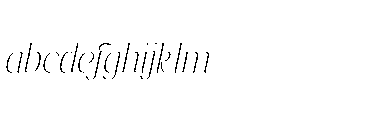 Pure Motif Thin Italic FONT