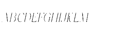 Pure Motif Variable Italic Font UPPERCASE
