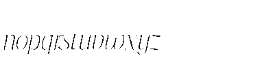 Pure Motif Variable Italic Font LOWERCASE