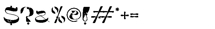 Pure Path Display Font OTHER CHARS