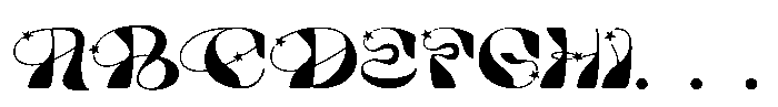 Pure Path Display Font UPPERCASE