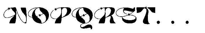 Pure Path Display Font UPPERCASE