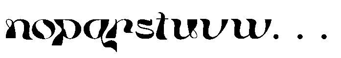 Pure Path Regular Font LOWERCASE