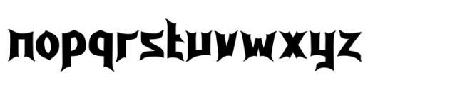 Purgatorie Regular Font LOWERCASE