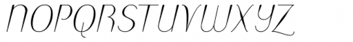 Puritas Light Italic Font UPPERCASE