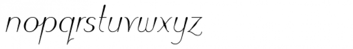 Puritas Light Italic Font LOWERCASE