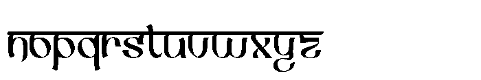 Pushkar Sands Font LOWERCASE