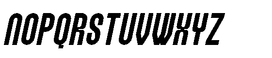 Pushkey Italic Font UPPERCASE